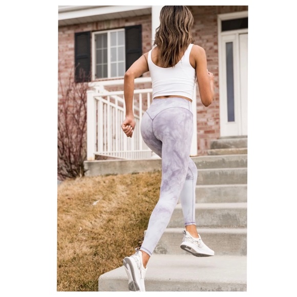 Kamo Fitness Ellyn Leggings Purple Tie 